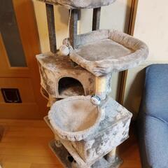 猫タワー（グレー）の画像