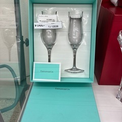 リユースのサカイ東金店　Tiffanyシャンパングラスセット　TJ13538の画像
