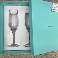 リユースのサカイ東金店　Tiffanyシャンパングラスセット　TJ13538の画像