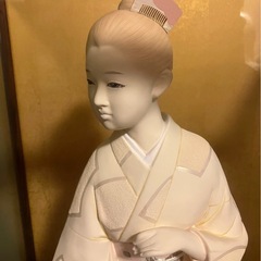 ガラスケース入り人形の画像