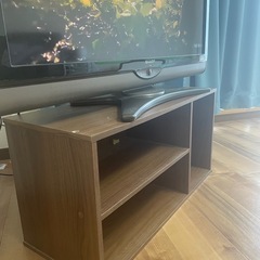 テレビ台　ブラウン木目調の画像
