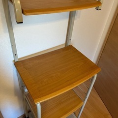 【無料でお譲りします】キッチン　ラックの画像