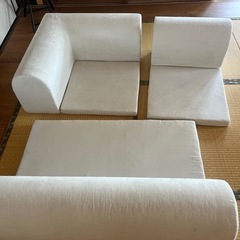 ローソファ3点セットの画像