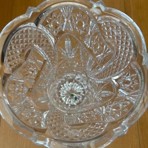 ボヘミアクリスタル　花瓶