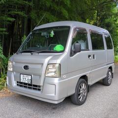 スバルサンバーバン/希少/スーパーチャージャー/切り替え式4WD/5速マニュアル/検9年4月30日の画像