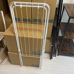IKEA物干し　折り畳み　白の画像