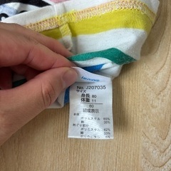 Tシャツ　ミッキー　サイズ80の画像