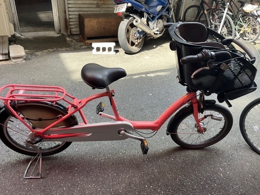 子供乗せ自転車　ピンク　電動では無い