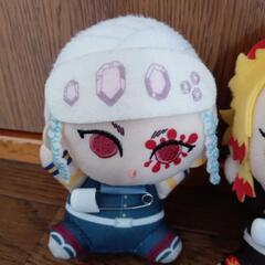 鬼滅の刃　煉獄杏寿郎&宇髄天元　くっつきぬいぐるみバッジセットの画像