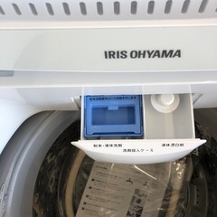 安心の6ヶ月保証付　IRISOHYAMA 全自動洗濯機　2021年製　6.0kg 取りに来れる方限定！の画像