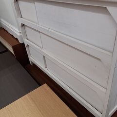 ★リユースのサカイ水戸店★チェストホワイトH60×D31×W79クリーニング済みMT5034の画像