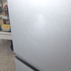 ② 2ドア冷蔵庫 126L 2020年製 AQR-13J(S) AQUA 100Lクラス シルバー☆ 札幌市 北区 屯田 の画像
