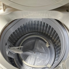 O　2507-769 SHARP 全自動電気洗濯機 ES-GE6E 2021年製 6kg 動作確認済み キズ 汚れありの画像