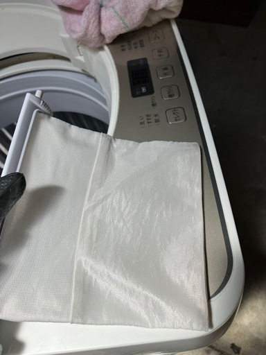 O　2507-769 SHARP 全自動電気洗濯機 ES-GE6E 2021年製 6kg 動作確認済み キズ 汚れあり