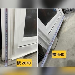 未使用品 YKKAPW331　勝手口ドア　左勝手　サッシコード JOSXD 06020-TLの画像