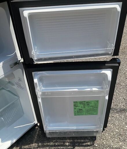 RKGRE-504】特価！アイリスオーヤマ/90L 2ドア冷凍冷蔵庫/IRSD-9B-W