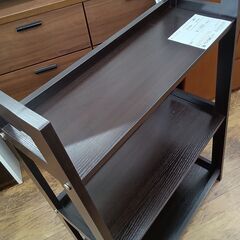 ★リユースのサカイ水戸店★オープンラックダークブラウンH90×D31.5×W62.5クリーニング済みMT5036の画像