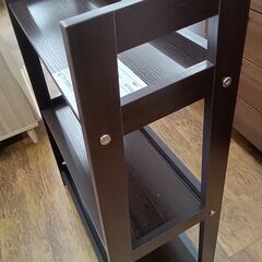 ★リユースのサカイ水戸店★オープンラックダークブラウンH90×D31.5×W62.5クリーニング済みMT5036の画像
