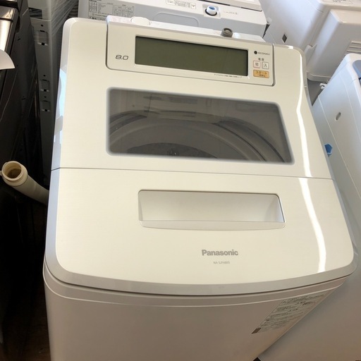 安心の6ヶ月保証付　Panasonic 全自動洗濯機　8.0kg 2018年製　取りに来れる方限定！