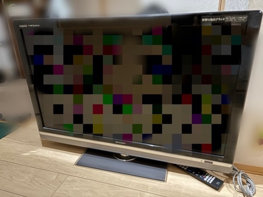 無料引渡しSHARP AQUOS 40inc LC-40LX3 (K S) 二川のテレビ