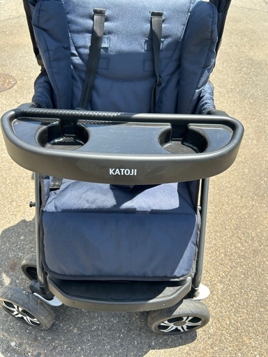 美品　カトージ2人でゴー　2人乗りベビーカー　