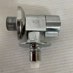 【LIXIL】リクシル 緊急止水弁付 洗濯機用単水栓 LF-WJ50KQ 洗濯 水栓 中古 逆止弁付 JISマーク 水栓金物 DIY 横水栓 ① Y1949の画像