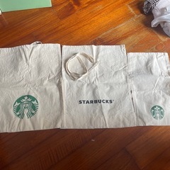 スターバックス ランチョンマット ラッピング用布袋の画像