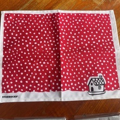 スターバックス ランチョンマット ラッピング用布袋の画像