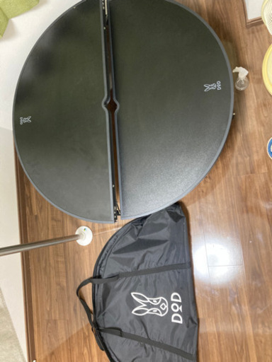 ☆中古品☆DOD ディーオーディー ワンポールテントテーブル TB6-487-BK