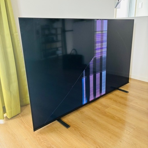 【ジャンク品】REGZA 65M550M　※一部液晶破損 画面割れジャンク65型液晶テレビREGZAレグザ (seya) 宜野湾の