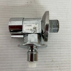 【LIXIL】リクシル 緊急止水弁付 洗濯機用単水栓 LF-WJ50KQ 洗濯 水栓 中古 逆止弁付 JISマーク 水栓金物 DIY 横水栓 ② Y1950の画像