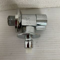 【LIXIL】リクシル 緊急止水弁付 洗濯機用単水栓 LF-WJ50KQ 洗濯 水栓 中古 逆止弁付 JISマーク 水栓金物 DIY 横水栓 ② Y1950の画像