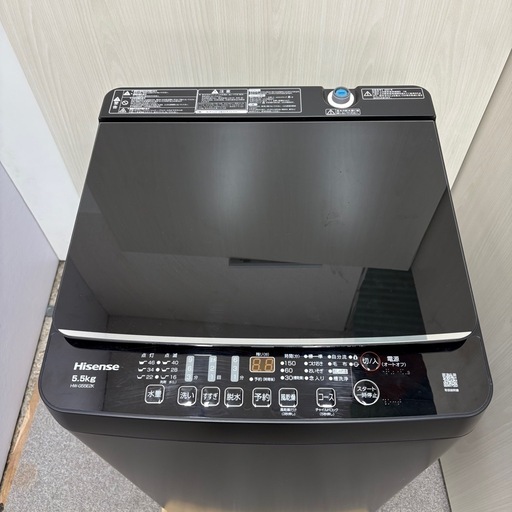 ⭐️HISENSE⭐️ 全自動洗濯機 2024年 5.5kg  美品 大阪市近郊配送無料