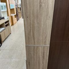 ★リユースのサカイ高崎店★TJ12319  食器棚 ベージュ H178.5×D43.5×W58 クリーニング済みの画像