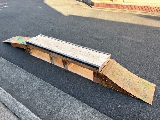 BMX スケートボード ボックス セクション マニュアル 台 カーブ