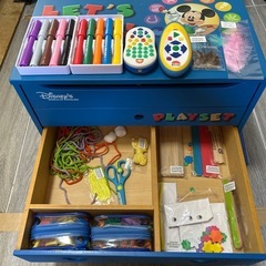 DWE レッツプレイ LET'S PLAY SET お道具箱ミッキーマウスの画像