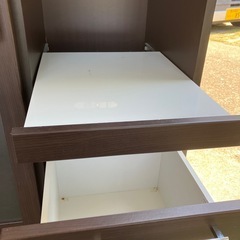 美品　キッチンカウンター　食器棚　シェルフの画像
