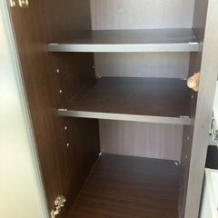 美品　キッチンカウンター　食器棚　シェルフの画像