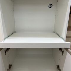 ★リユースのサカイ高崎店★TJ12320  食器棚 白 H178×D38×W60 クリーニング済みの画像