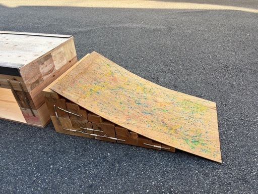 BMX スケートボード ボックス セクション マニュアル 台 カーブ