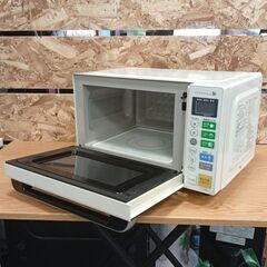 【JY-164】2017年製 HerbRelax YMW-S18B1 ヤマダ電機オリジナル フラットテーブル電子レンジ(18L) 50/60hz共用の画像