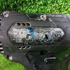 マキタ TD111D 充電式インパクトドライバー バッテリー1個付き ※モード切替部分の表示が剥がれています。【市川行徳店】【店頭取引限定】【中古】管理番号：ITEEBMBR8T6Wの画像