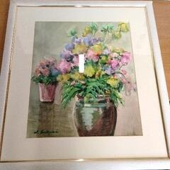 0730-211 絵画　お花の画像