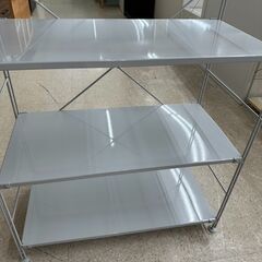 ★リユースのサカイ高崎店★TJ12321 良品計画 スチールラック グレー H119.8×D40×W84 クリーニング済みの画像