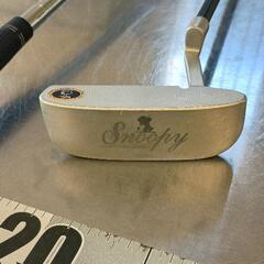 0730-030 SNOOPYGOLF　パター　カバー付の画像