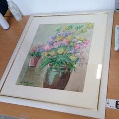 0730-211 絵画　お花の画像