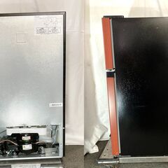 ∞ 2022年製 2ドア冷凍冷蔵庫 87L PRC-B092D-M 動作確認済 アイリスオーヤマ ダークウッドの画像