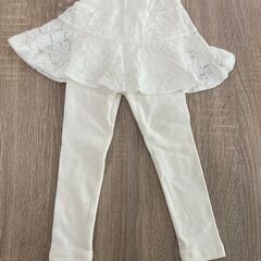 COLOR　子供服　スカート付きレギンス２着セットの画像