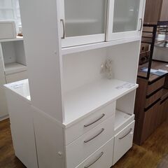 ★リユースのサカイ水戸店★NITORIレンジボードホワイトH180×D40×W100クリーニング済みMT5042の画像