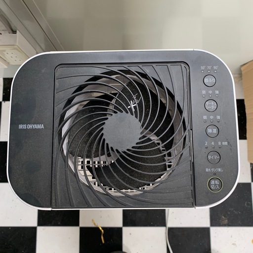 衣類乾燥除湿機能付サーキュレーター　